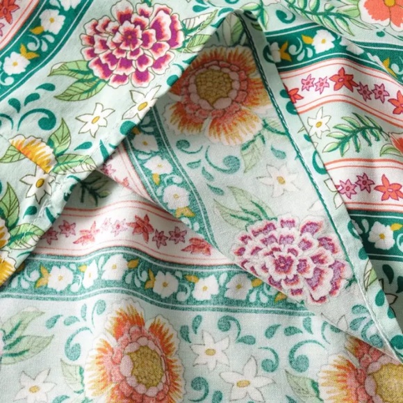 SOLD OUT Floral Bohemian Wide Leg Jumpsuit - Picture 6 of 6